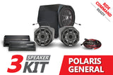 Desert Parts UTV - SSV Works - 2016-2020 Polaris General Kicker 3-Speaker Plug-&-Play System for Ride Command - PN: 190-GN-3KRC