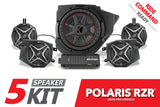 Desert Parts UTV - SSV Works - 2014-2023 Polaris RZR SSV 5-Speaker Plug-&-Play System for Ride Command - PN: 220-RZ34-Q5ARC